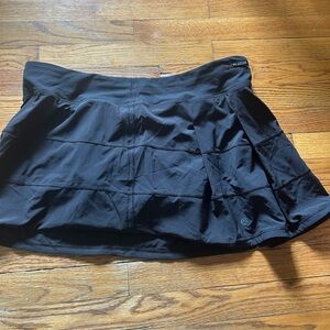 Black LuluLemon skort